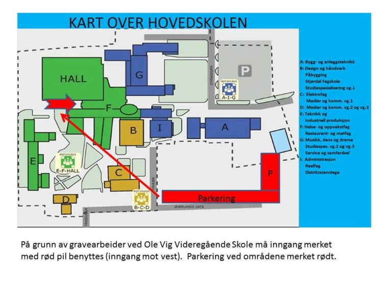 Kart over Ole Vig vid skole - Stjørdal museum VærnesStjørdal museum Værnes